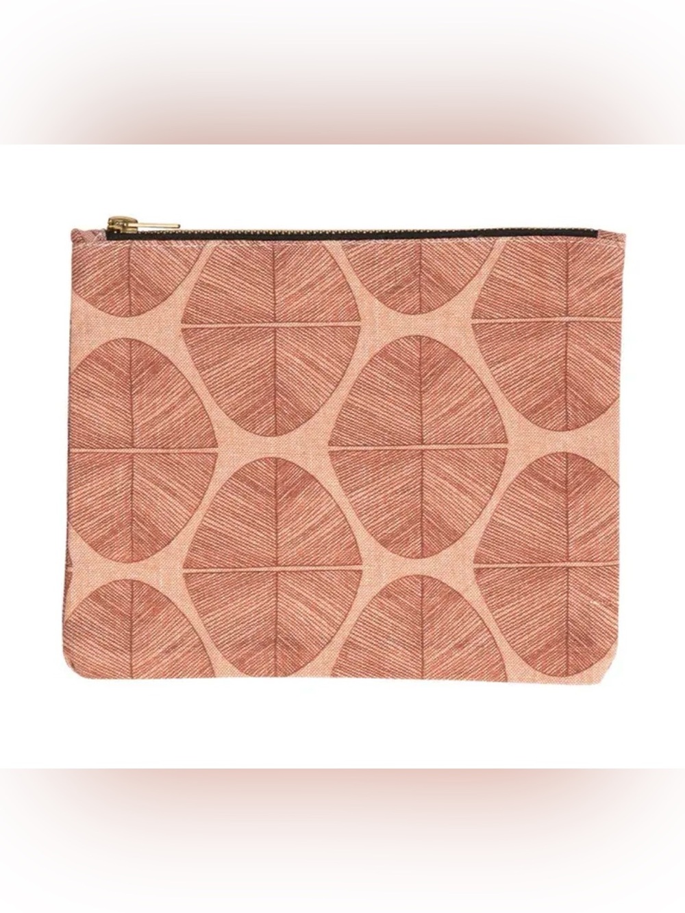 NWT Tranquillo Beans Organic Cotton Cosmetic Bag Pouch Pink